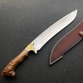 Cuchillos de supervivencia tipo machete forjados a mano